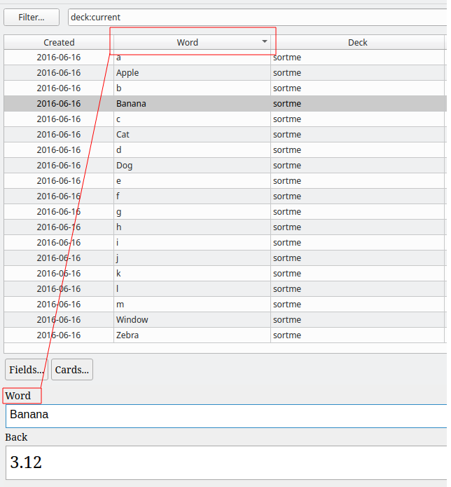 Anking tags in action